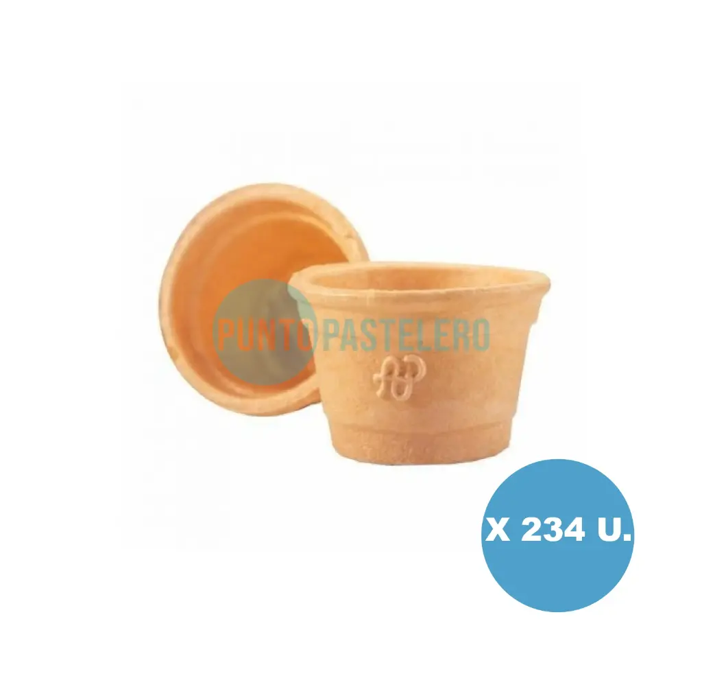 VASOS DE PASTA N° 125 (CAJA X 234 U.)