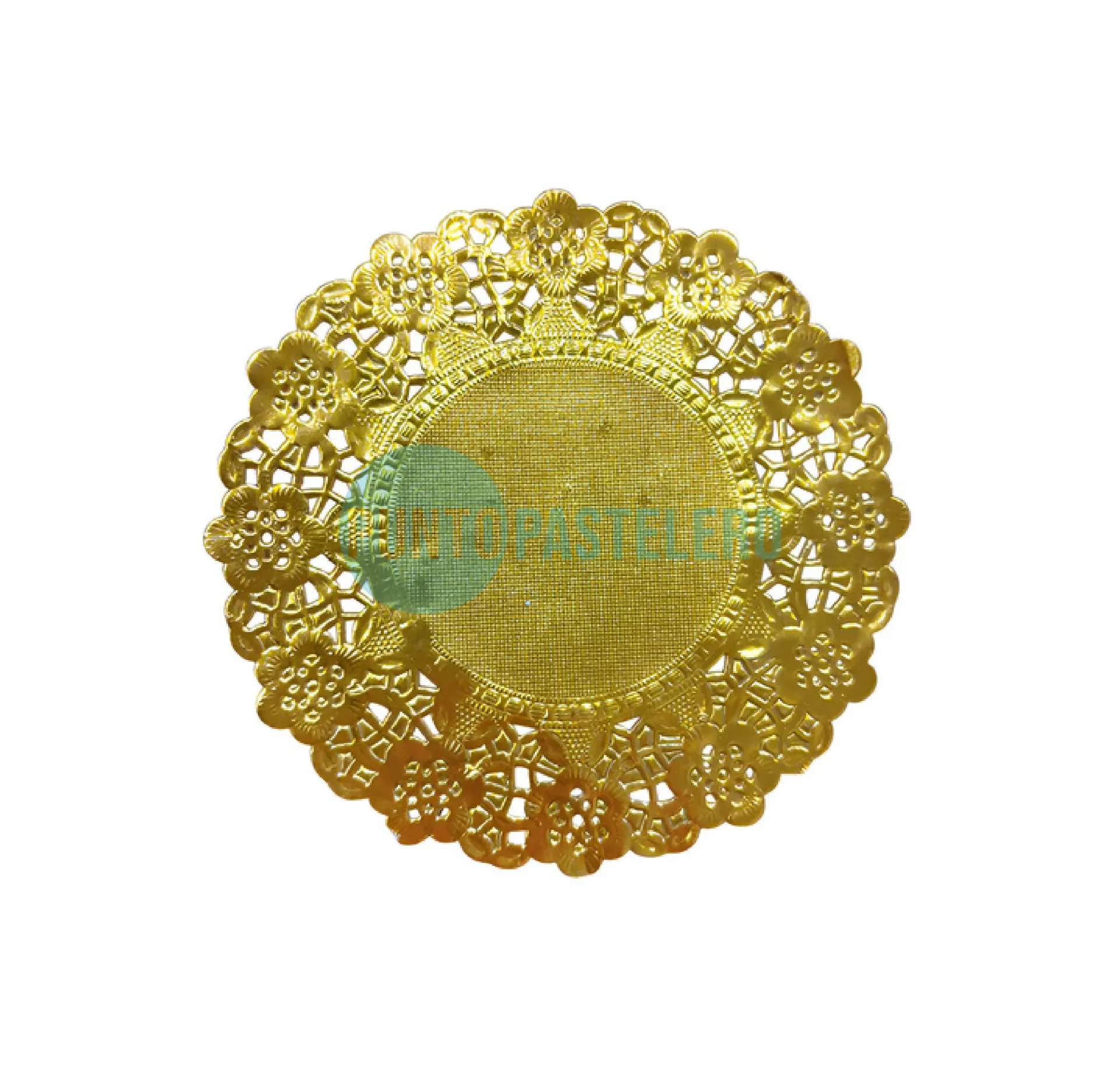 BLONDA REDONDA DORADA 10 CM (X 50 U.)