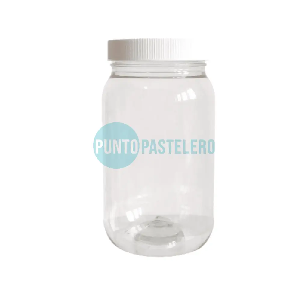 FRASCO REDONDO 400 CC PVC (CON TAPA)