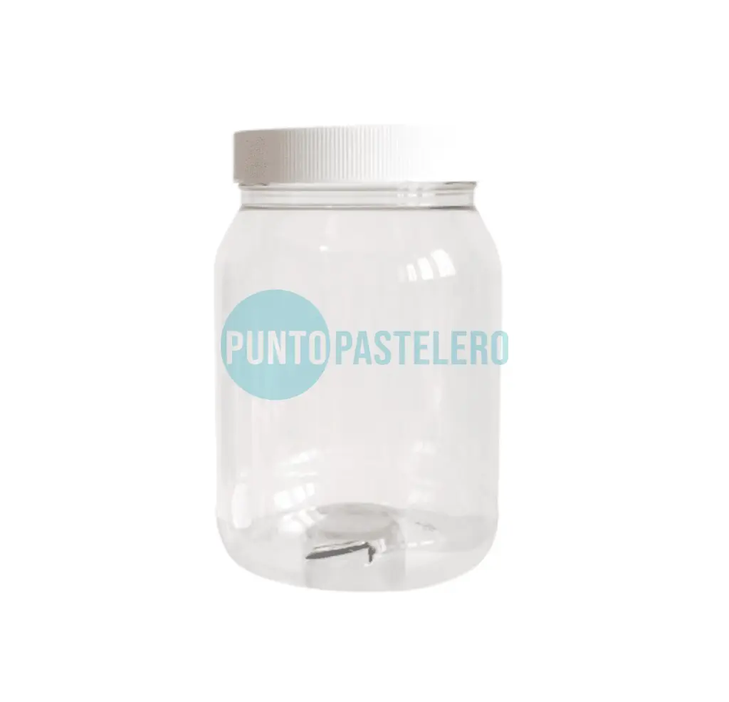 FRASCO REDONDO 750 CC PVC (CON TAPA)