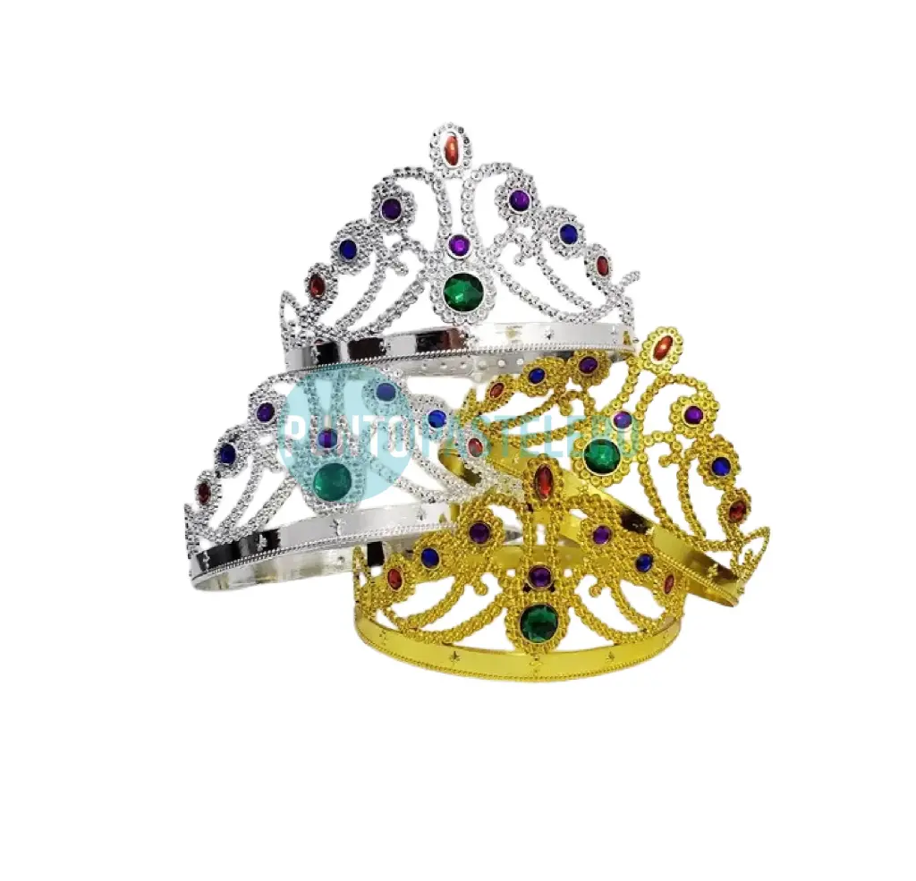CORONA REINA QUEEN DORADA / PLATEADA (X U.)