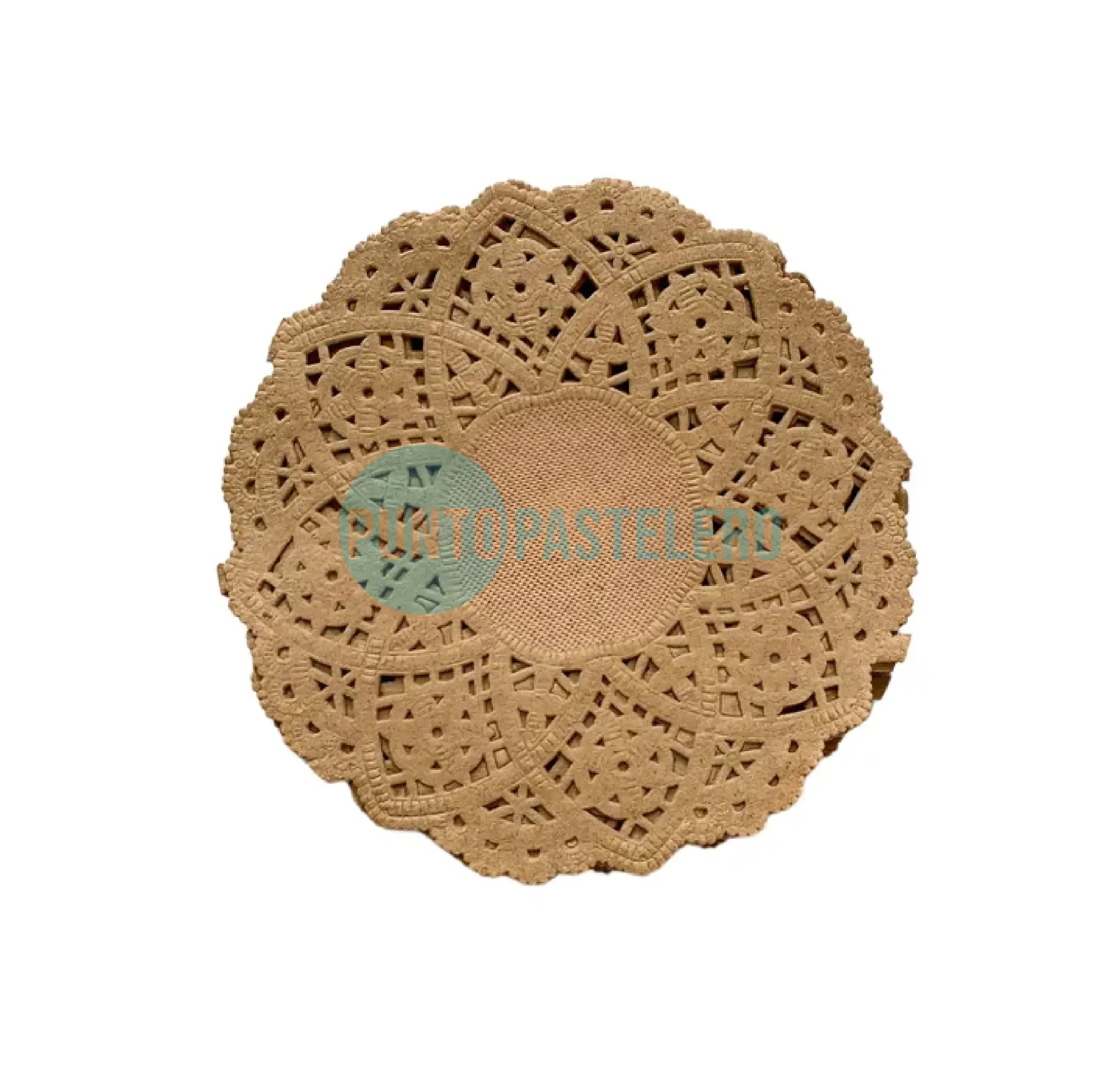 PACK BLONDA REDONDA KRAFT 10 CM (X 100 U.)