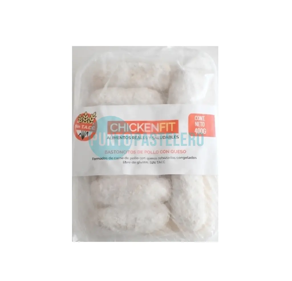 [BAST] BASTONES DE POLLO REBOZADOS CHICKENFIT (X 400 GR.) (SIN TACC)