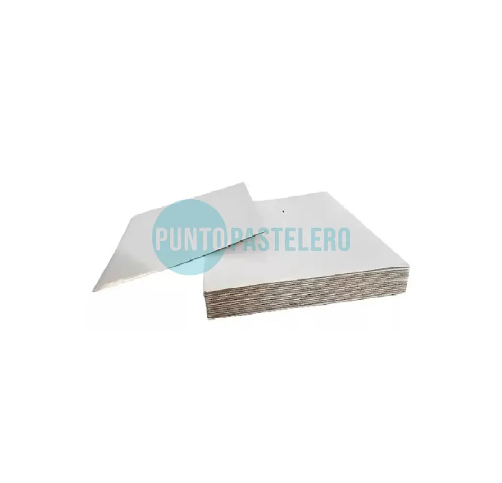 BASE CUADRADA BLANCA PARA TORTA (31X31 CM)