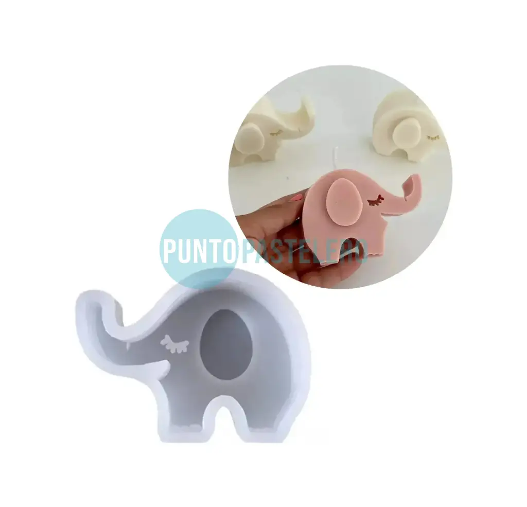 MOLDE SILICONA ELEFANTE 3D [C9]