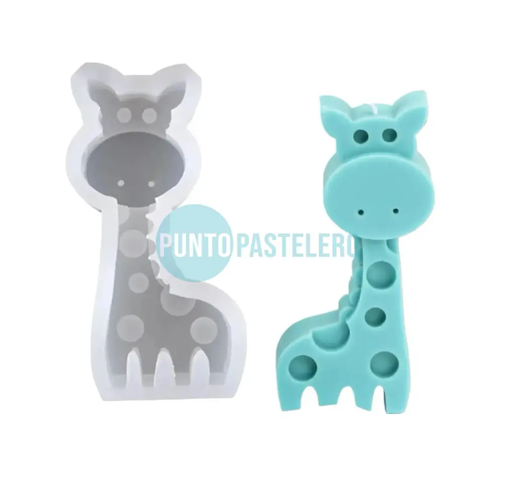 MOLDE SILICONA JIRAFA 3D [C9]