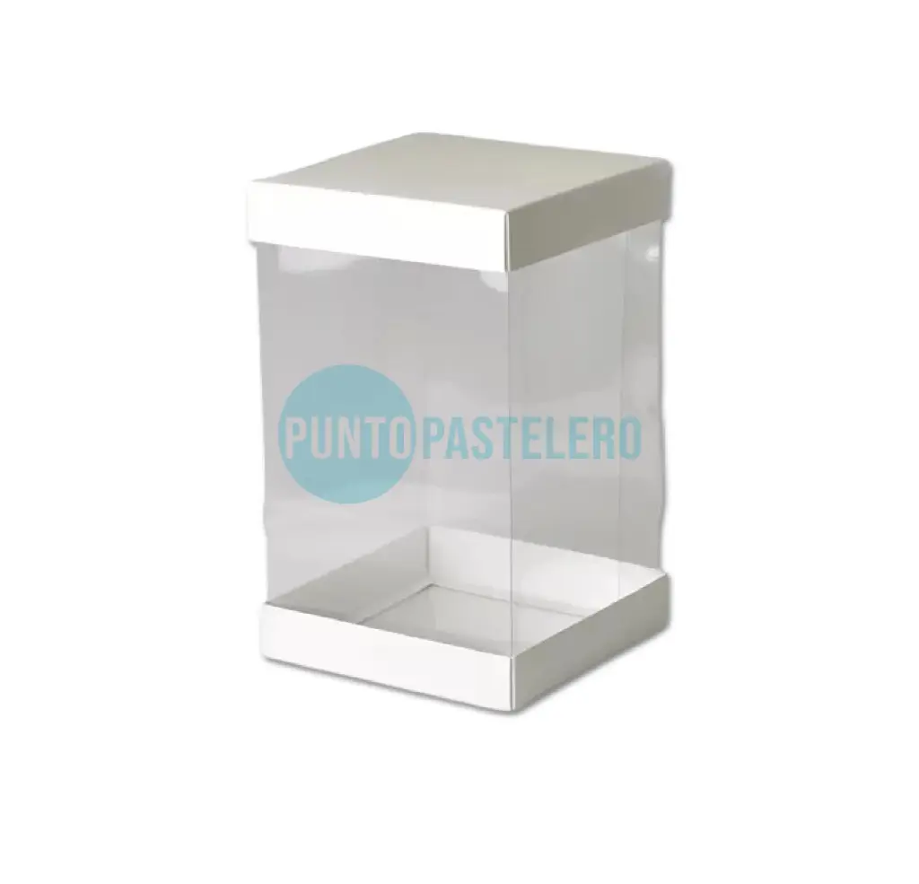 [CAJ42B] CAJA VITRINA PARA MINI CAKE (15X15X25 CM) [23]