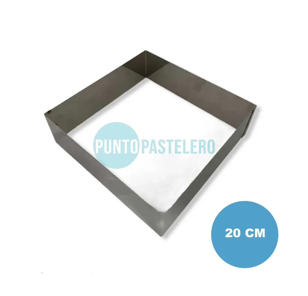 CINTURA CUADRADA 20 CM (6 CM)