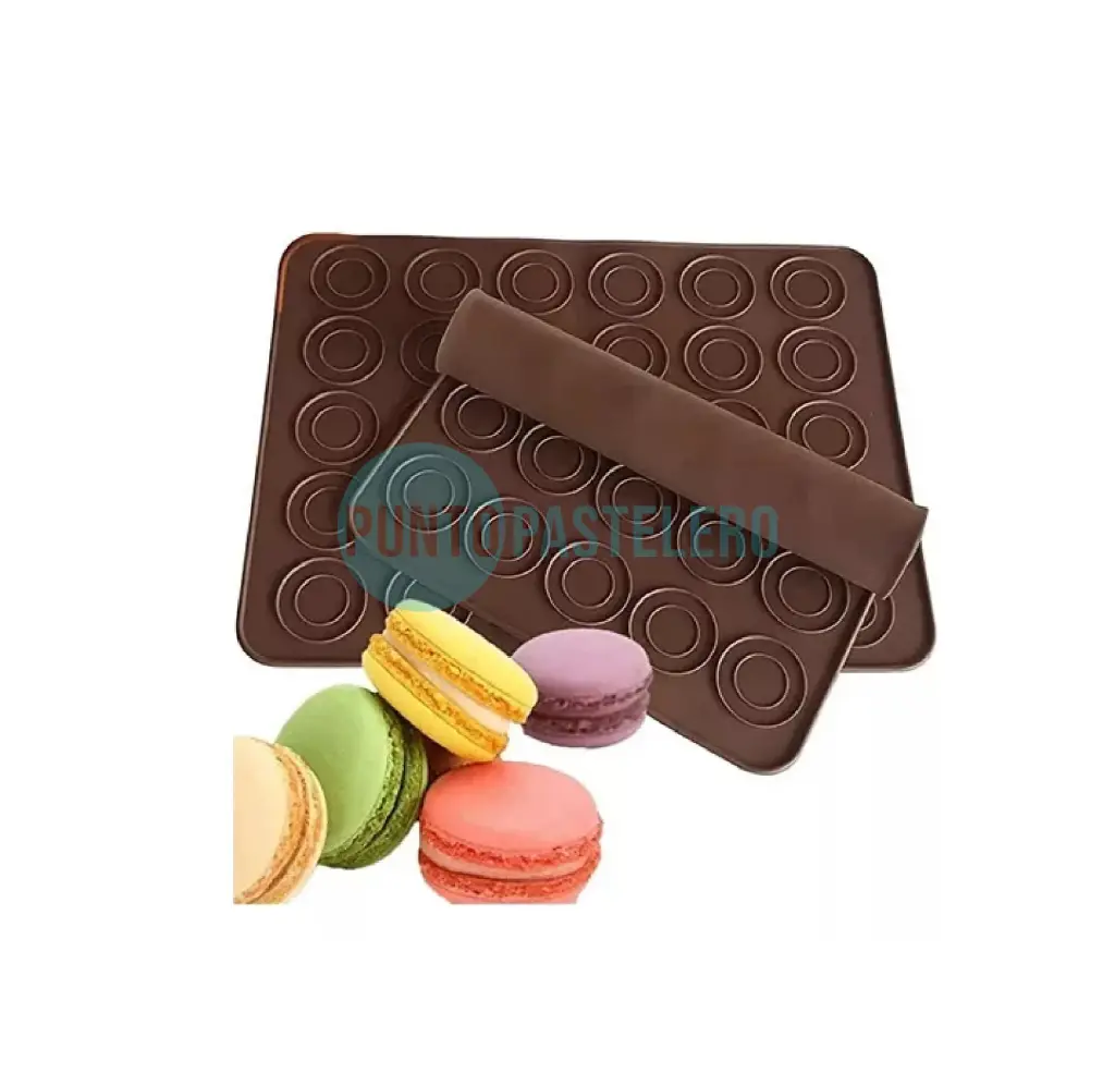 PLACA SILICONADA MACARONS (39X29 CM) (48) [P]