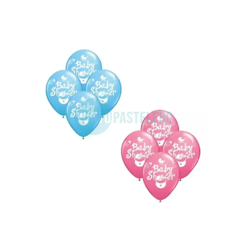 GLOBO LATEX 12" ESTAMPA BABY SHOWER
