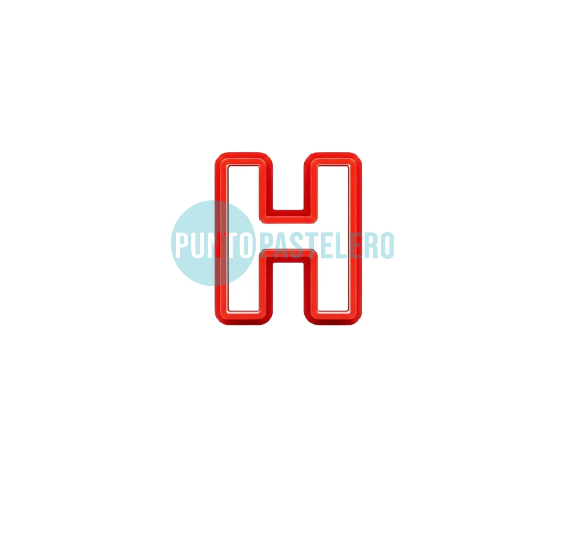 [LETH] CORTANTE 6 CM LETRA (H) [11-2]