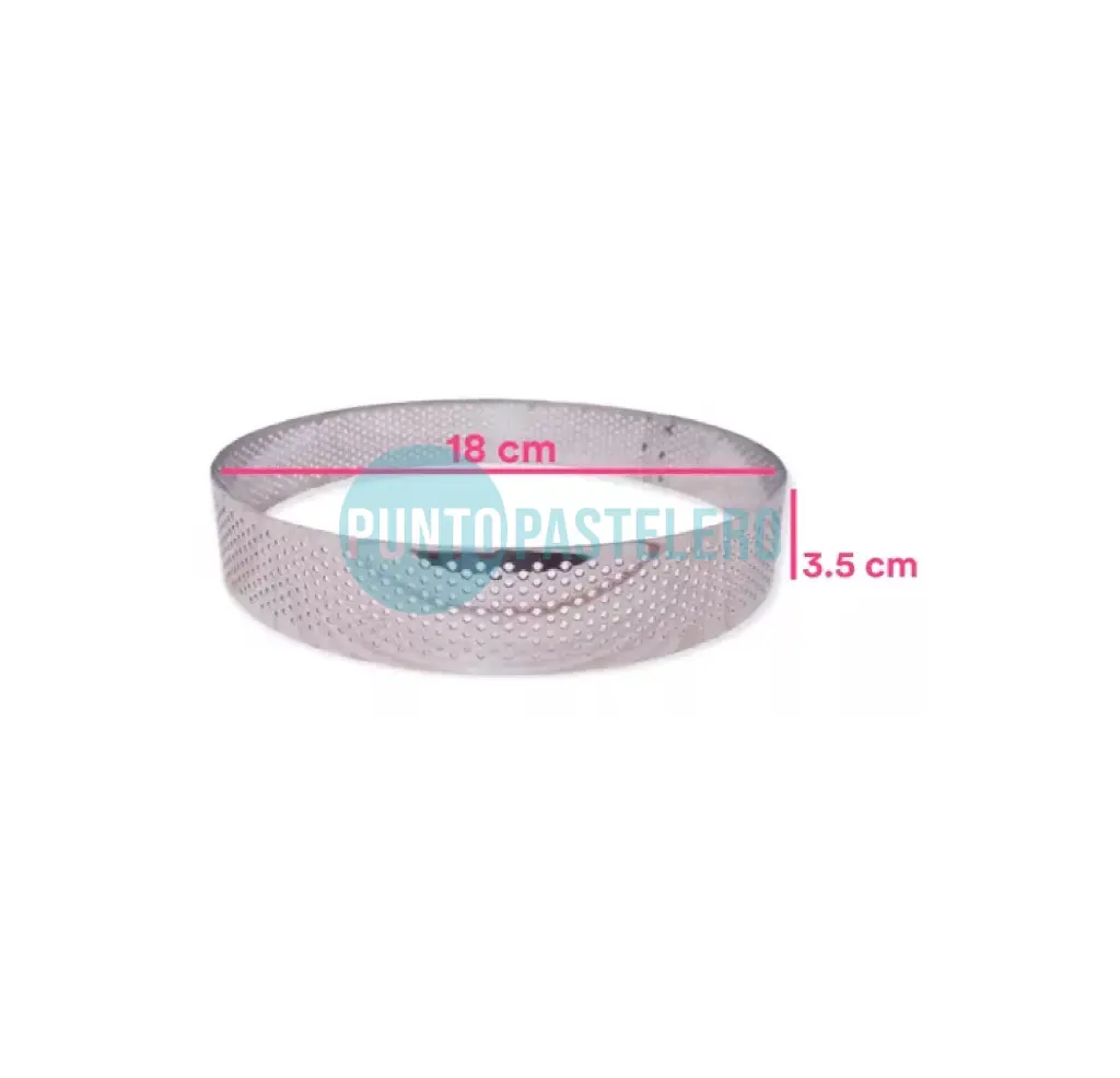 ARO MICROPERFORADO 18 CM (3.5 CM ALTO) (DOÑA CLARA)