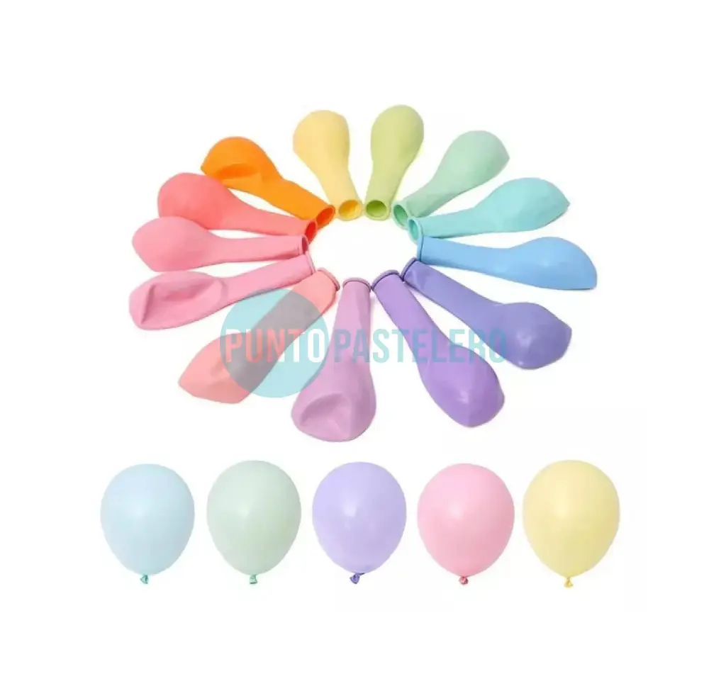 GLOBO PASTEL 5" (X 15 U.)
