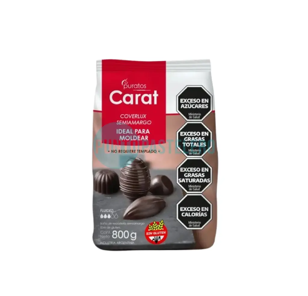 CARAT COVERLUX SEMI AMARGO (X 800 GR.)
