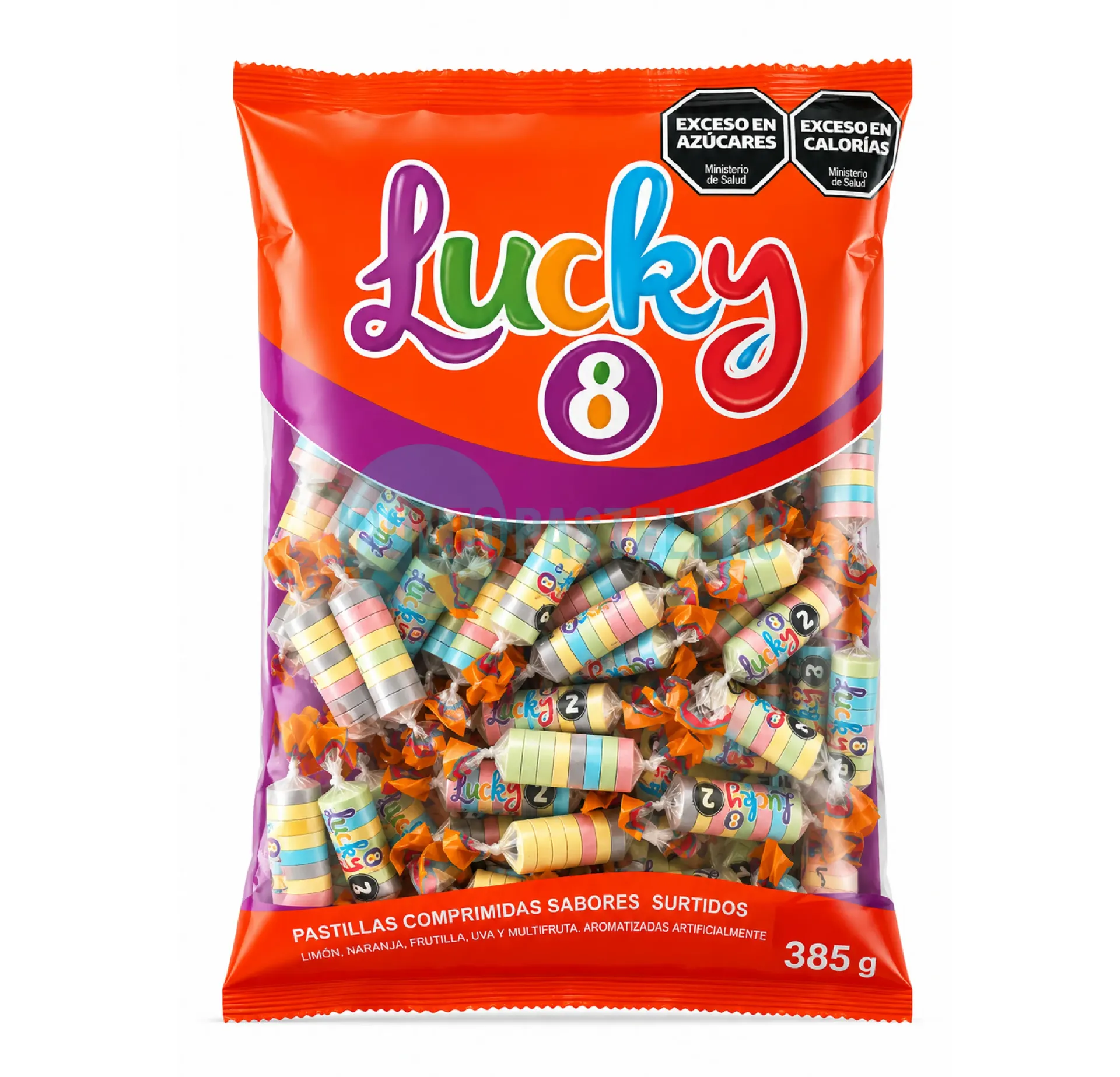 [7798340710484] LUCKY PASTILLAS MULTICOLOR (X 385 GR.)