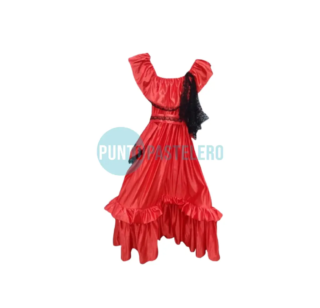 DISFRAZ DAMA ANTIGUA CON ACCESORIOS CROSTI (T. 4)