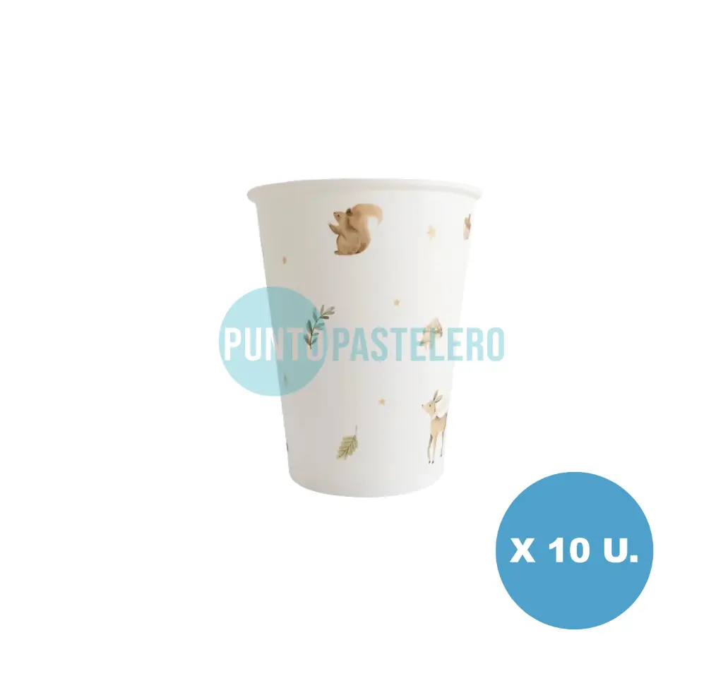 VASO DE POLIPAPEL FOREST (10 U.)