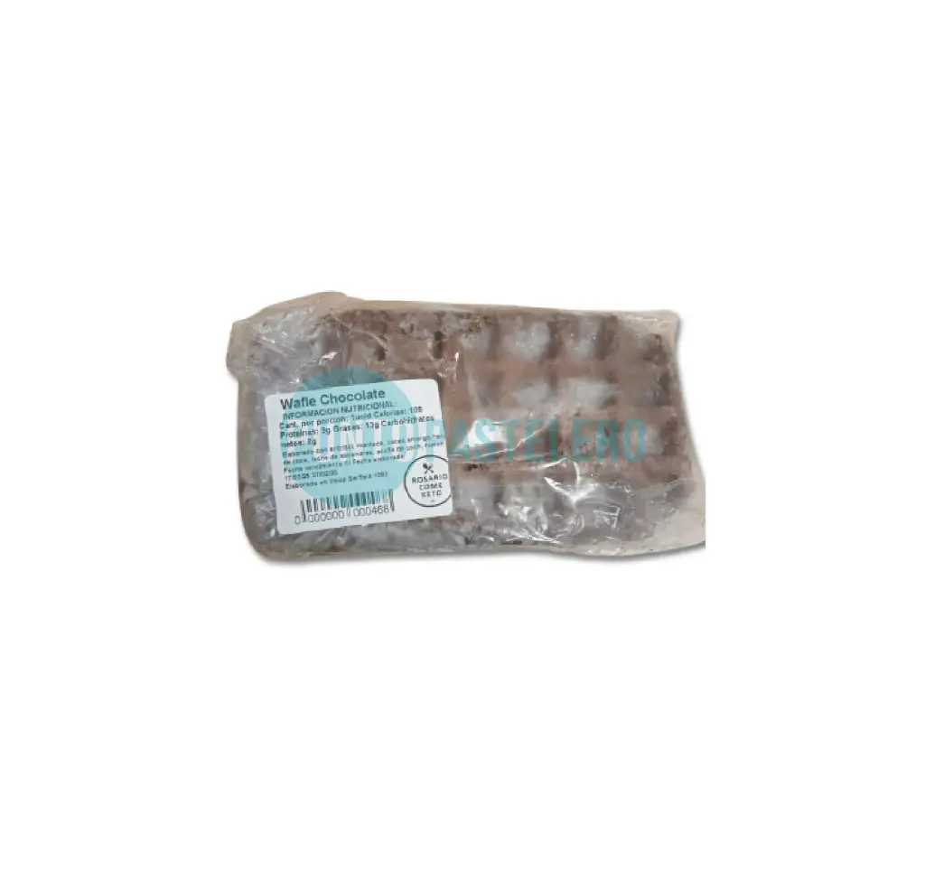 [000000000468] WAFFLES DULCES CHOCOLATE KETO RCK (SIN AZUCAR)