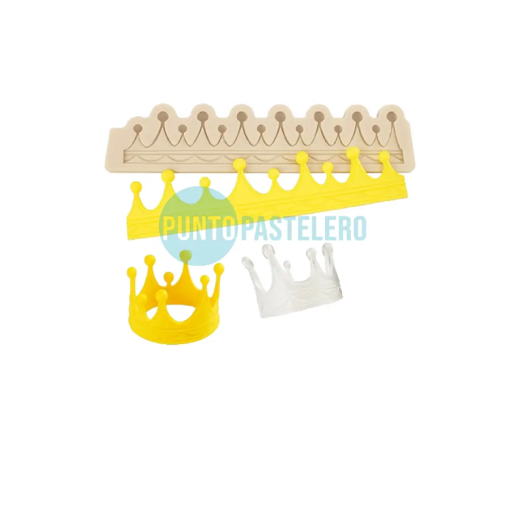 MOLDE SILICONA CORONA PRINCESA GRANDE [C1]