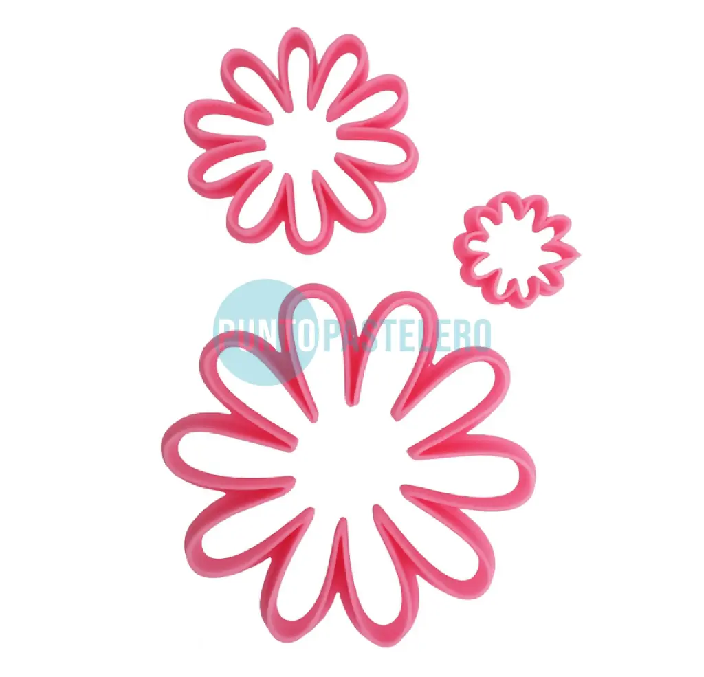 SET CORTANTES MARGARITAS (3 U.) [CAJA 25]