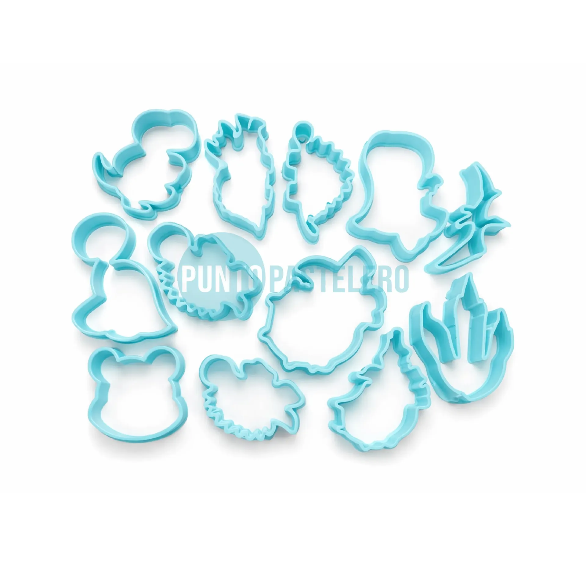 CORTANTE MARCADOR PLASTICO 3D MINI SET DINOSAURIOS [CAJA 30]