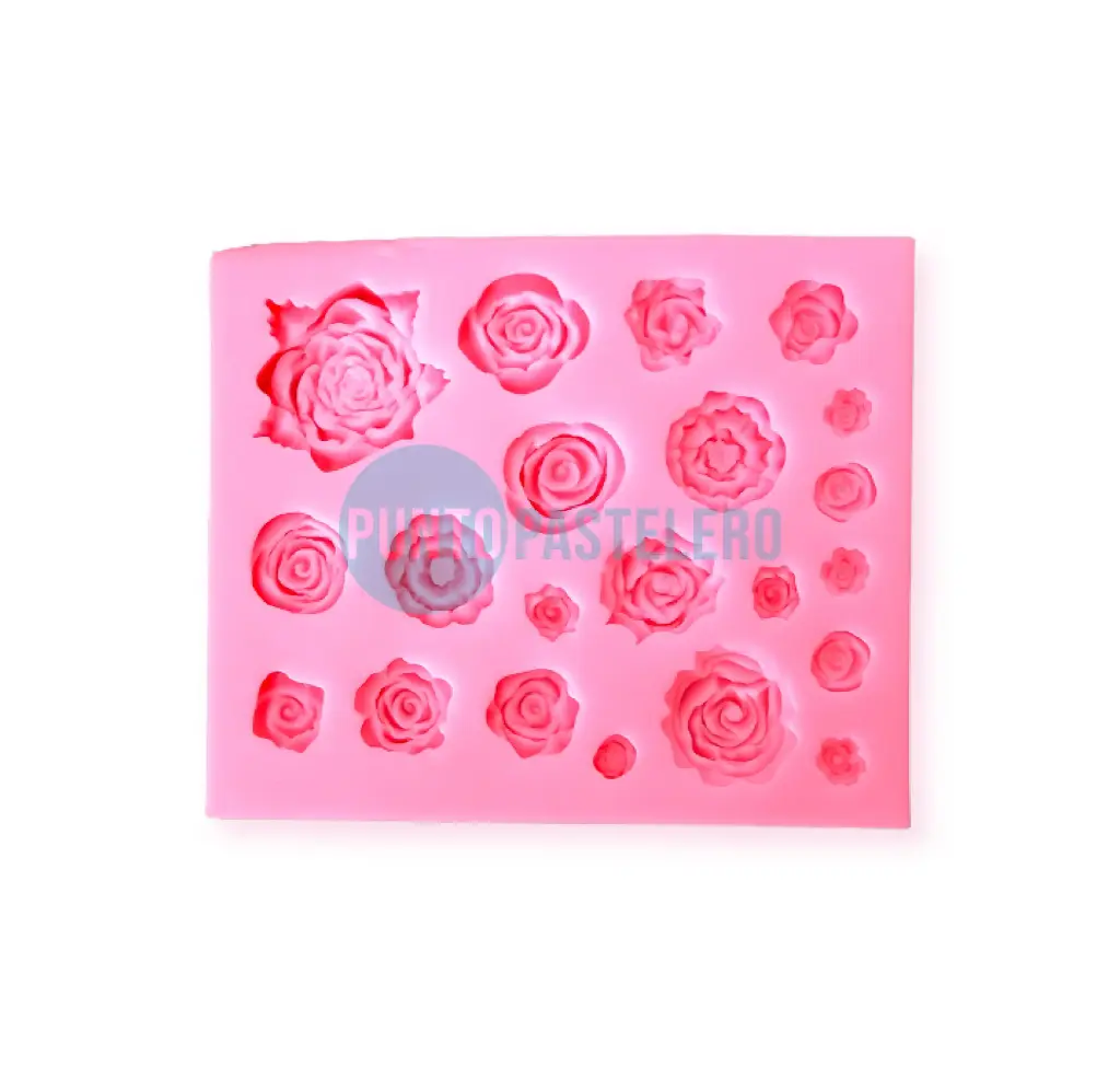 MOLDE SILICONA ROSAS MODELOS SURTIDOS [C4]
