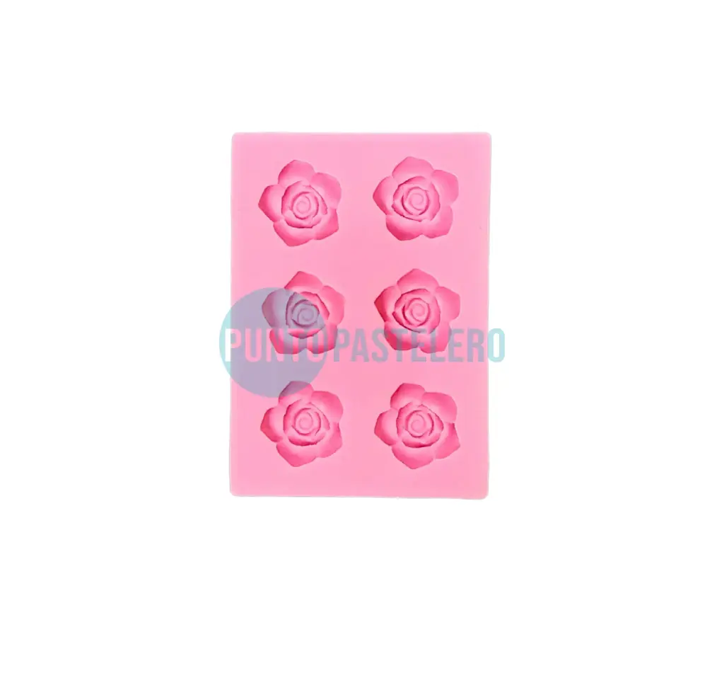 MOLDE SILICONA ROSAS [C4]