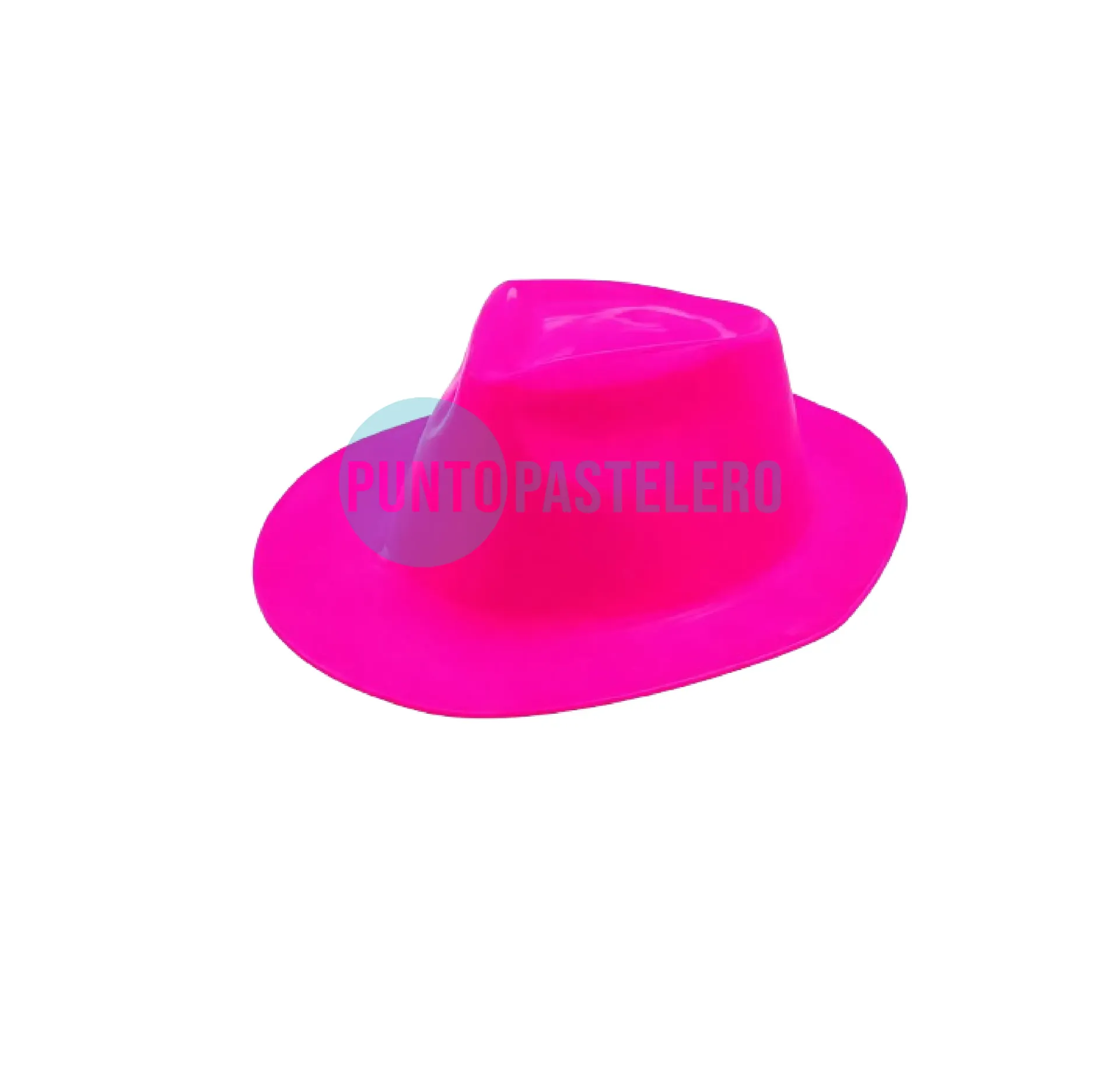 GORRO PLASTICO TANGUERO LISO FUCSIA