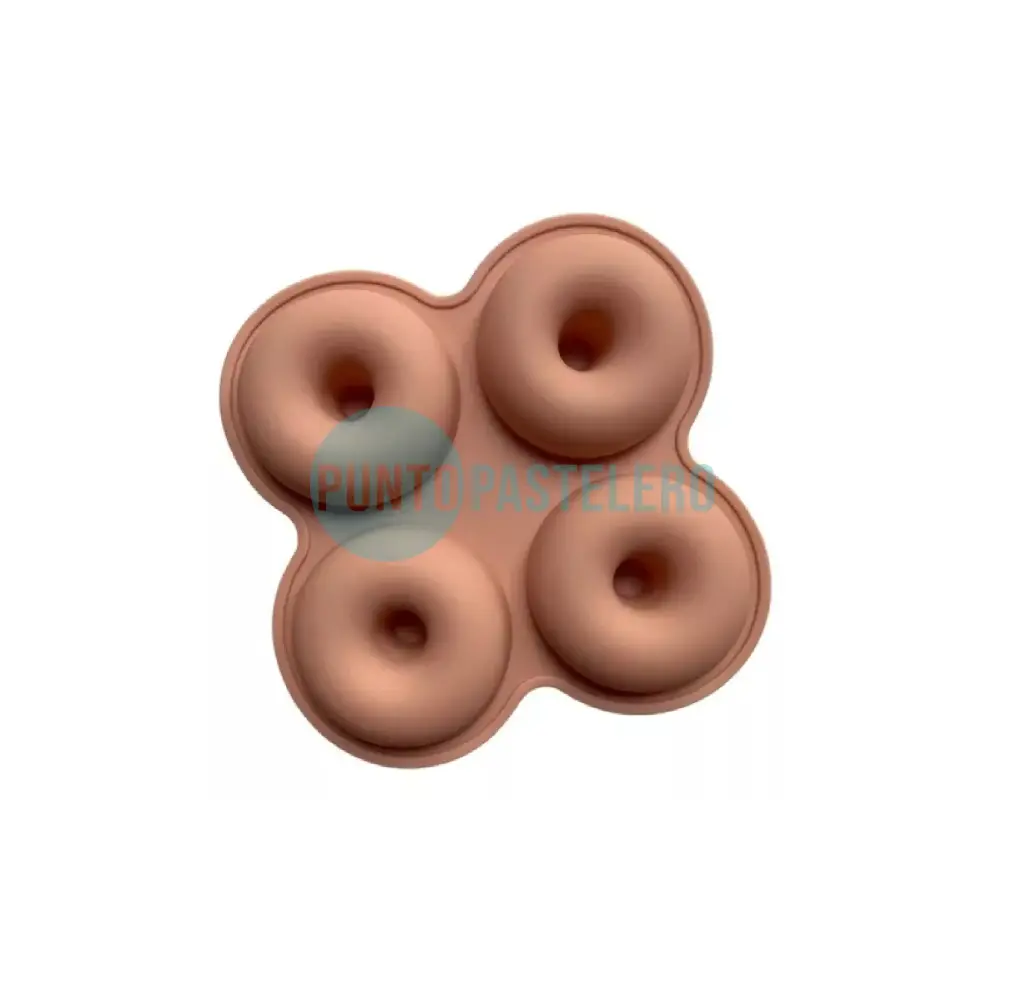 MOLDE SILICONA 4 DONAS [P]