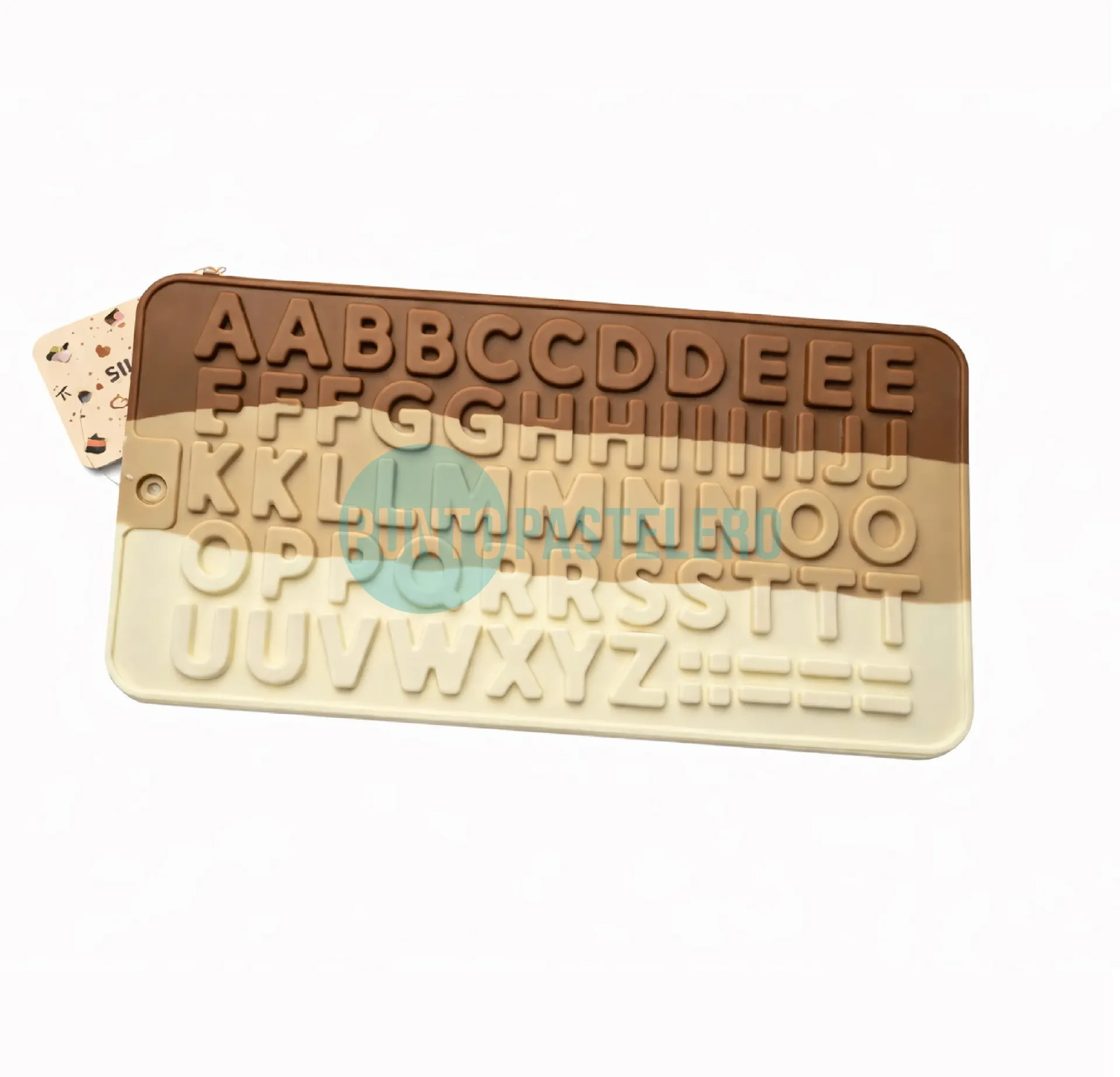 [00100684] MOLDE BOMBON SILICONA ABECEDARIO [P]