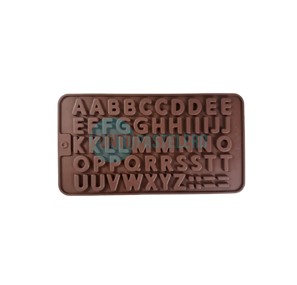 MOLDE BOMBON SILICONA ABECEDARIO [P]