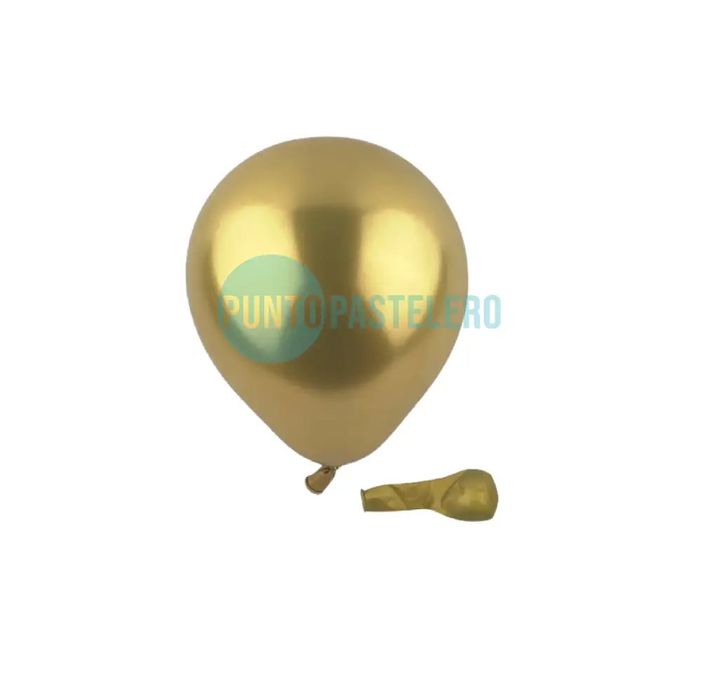 [00106961] GLOBO BALLOONS CROMADO 12" (2.8 GR.) X 50 U. (CHAMPAGNE)