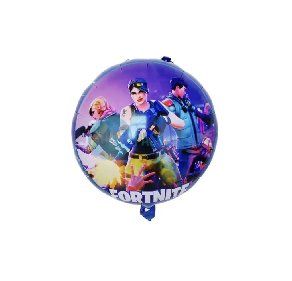 SET GLOBO METALIZADO FORNITE (8 PZ) {CAJON 8)