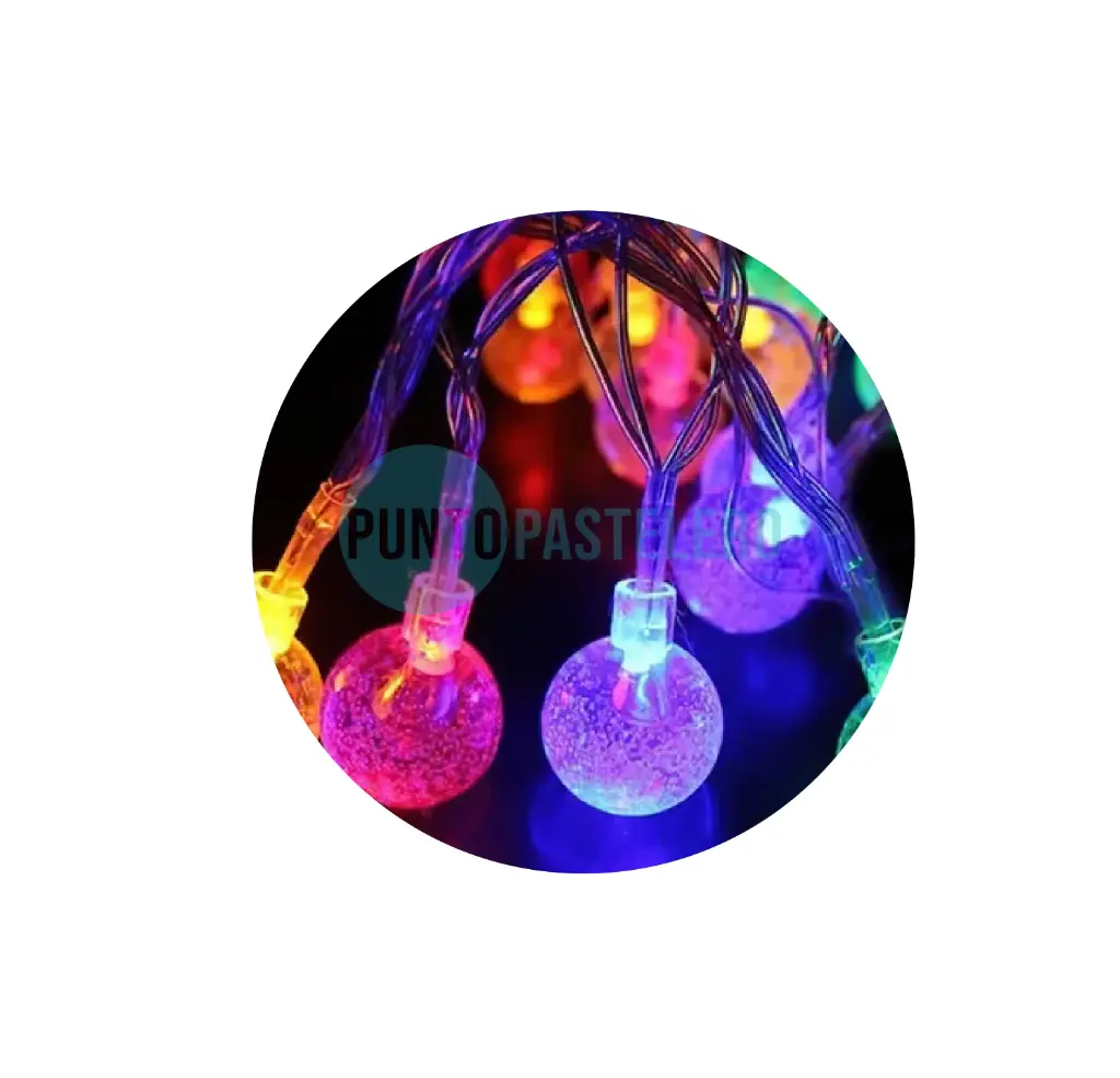 GUIRNALDA LED 10 LUCES MULTICOLOR 1.8M (NO INCLUYE PILA AA)
