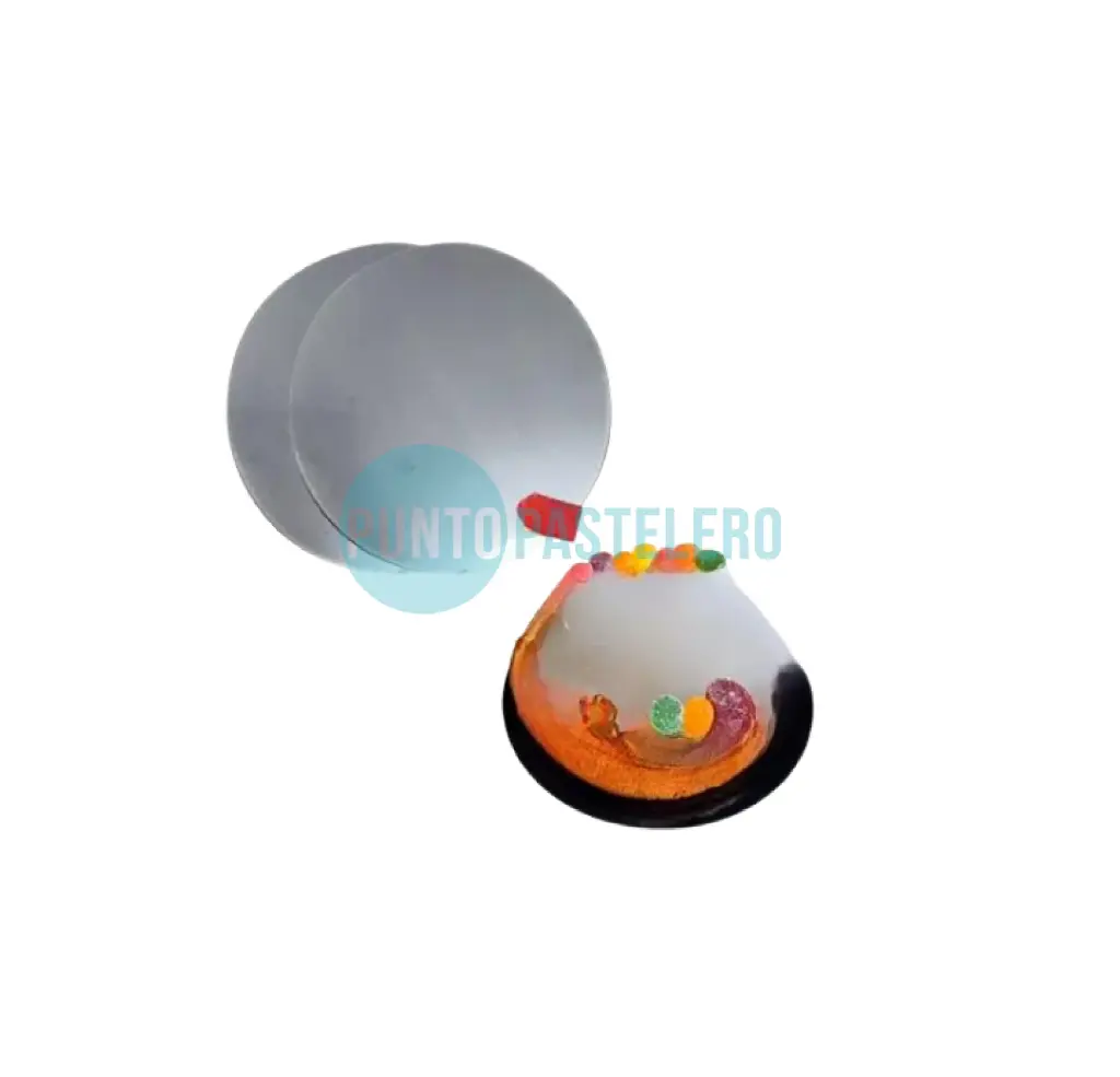 DISCO DE ACRILICO ESPEJO PARA SELFIE CAKE (19 CM)