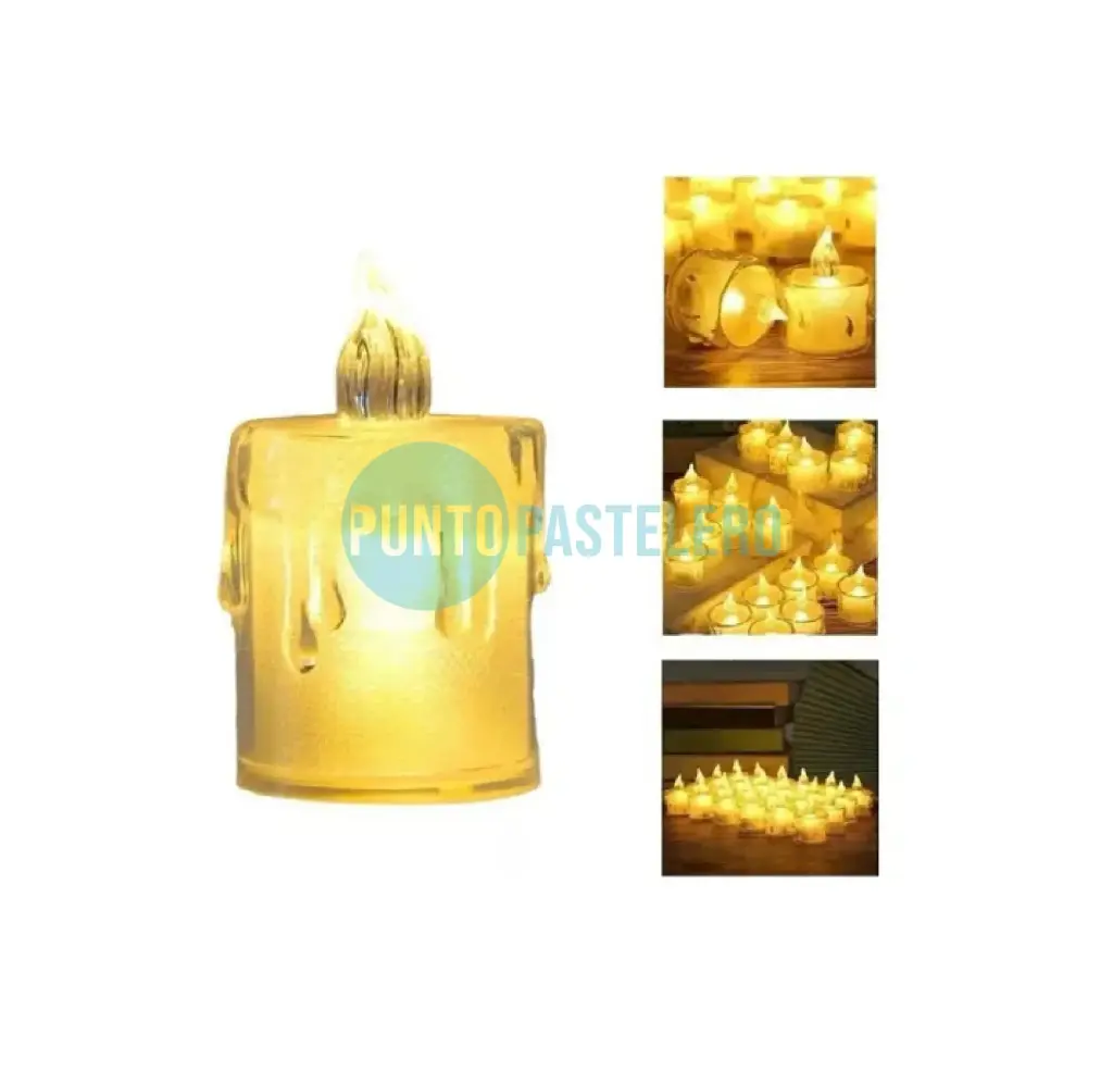 VELA DE NOCHE LED CRISTAL ALTA (8 CM) (CALIDA)