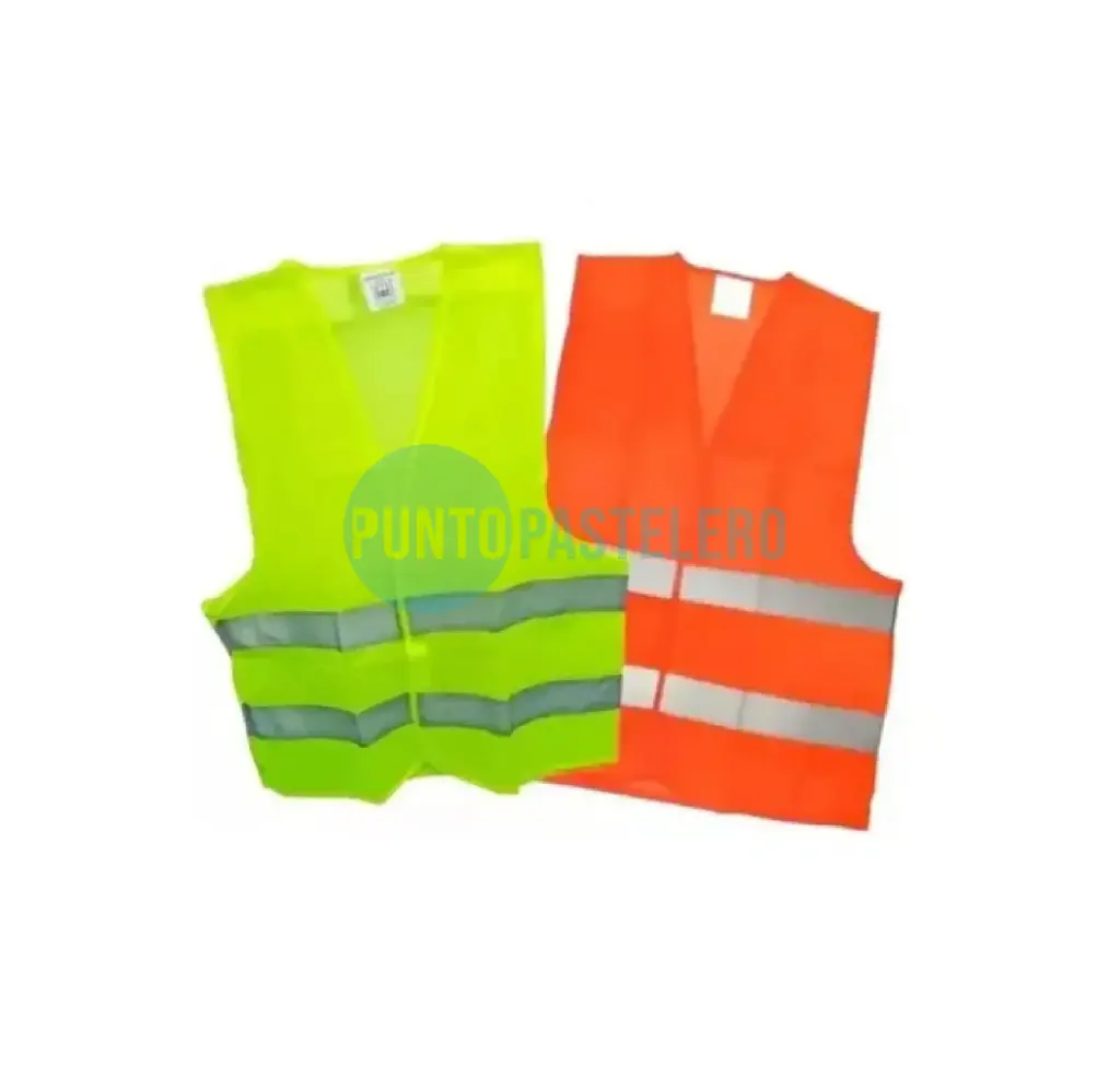 CHALECO REFLECTIVO FLUO (COLORES SURTIDOS)