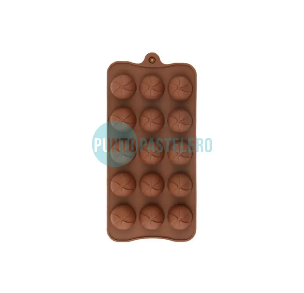 MOLDE BOMBON SILICONA MEDIA ESFERA [P]