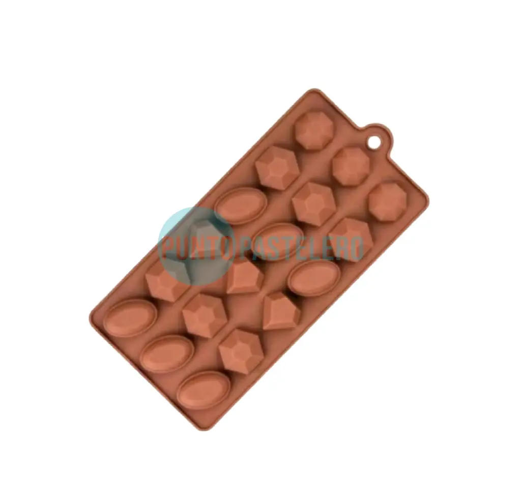 MOLDE BOMBON SILICONA GEMAS [P]