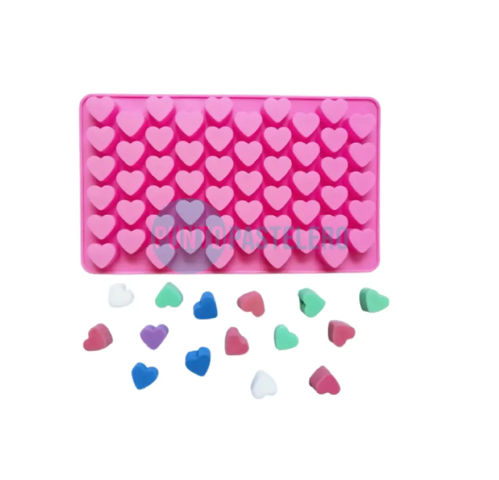 MOLDE BOMBON SILICONA CORAZON MINI [P]