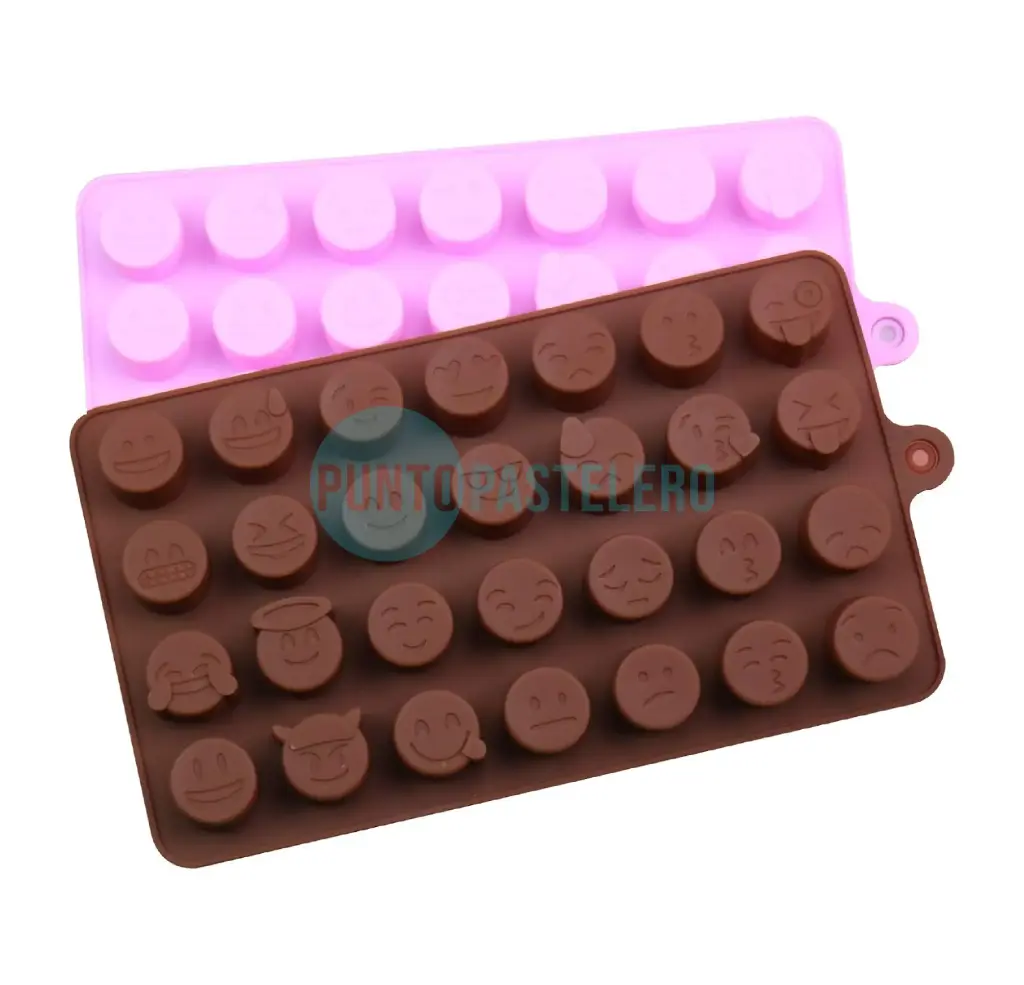 MOLDE BOMBON SILICONA CARITAS SMILE [P]