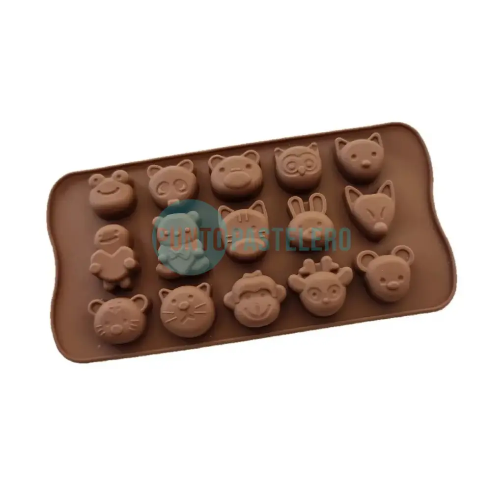 MOLDE BOMBON SILICONA ANIMALITOS [P]
