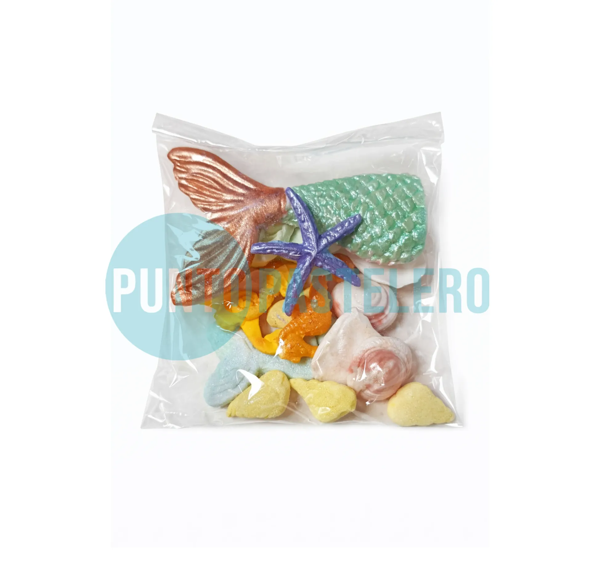 APLIQUE GLASE FLUIDO FONDO DEL MAR (X PAQUETE)