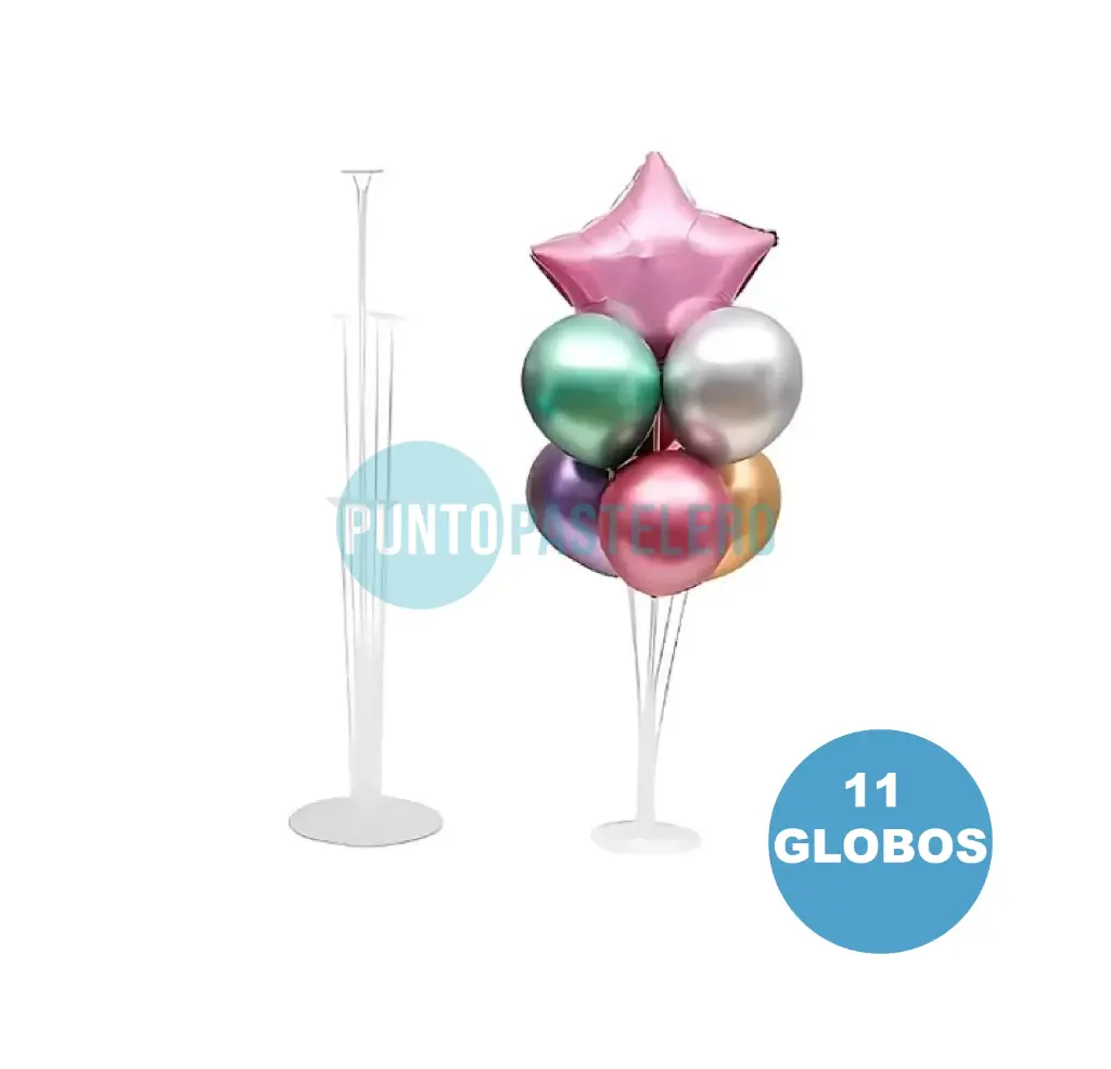 BASE EXHIBIDORA PARA GLOBO ENSAMBLABLE 11 GLOBOS (98 CM)