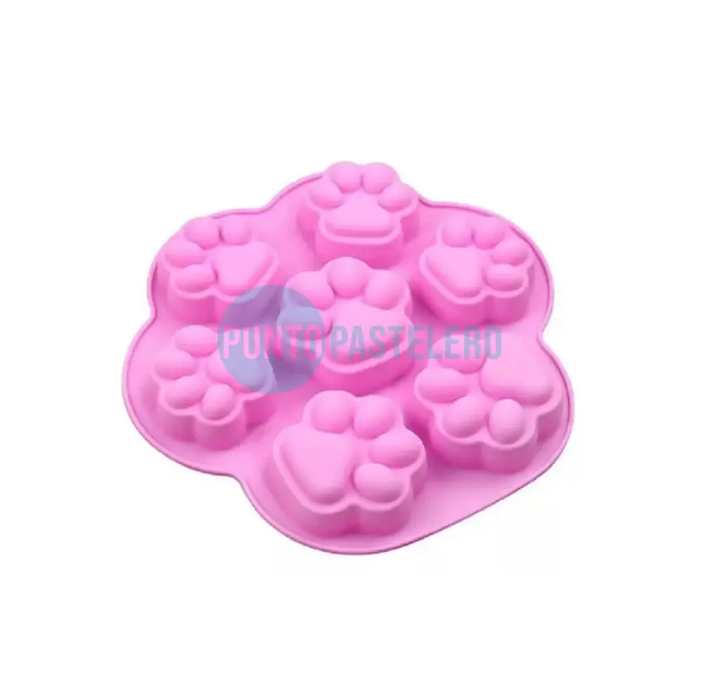 MOLDE SILICONA PATITAS HUELLITAS [P]