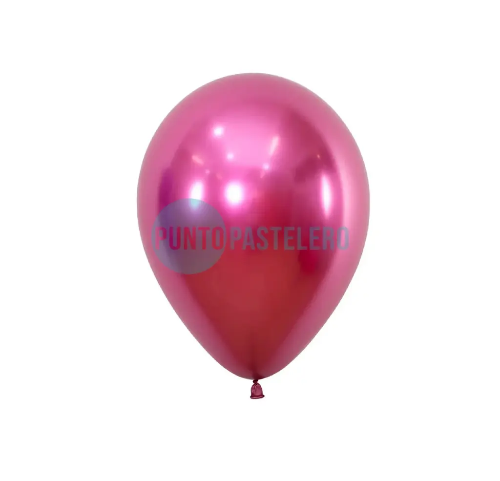[202312136244] GLOBO BALLONS CROMADO 12" (2.8 GR.) (X 50 U.) (FUCSIA)