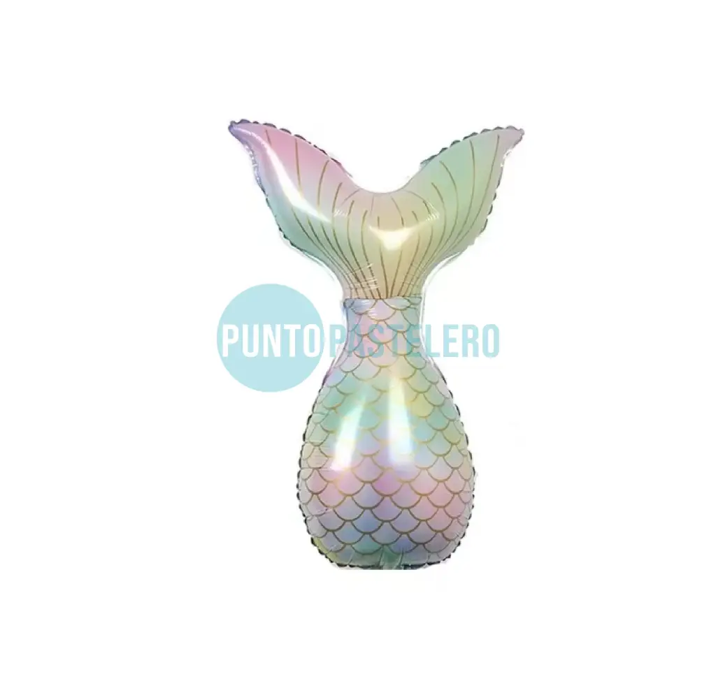 GLOBO METALIZADO COLA DE SIRENA (80 CM) [C2-A9]