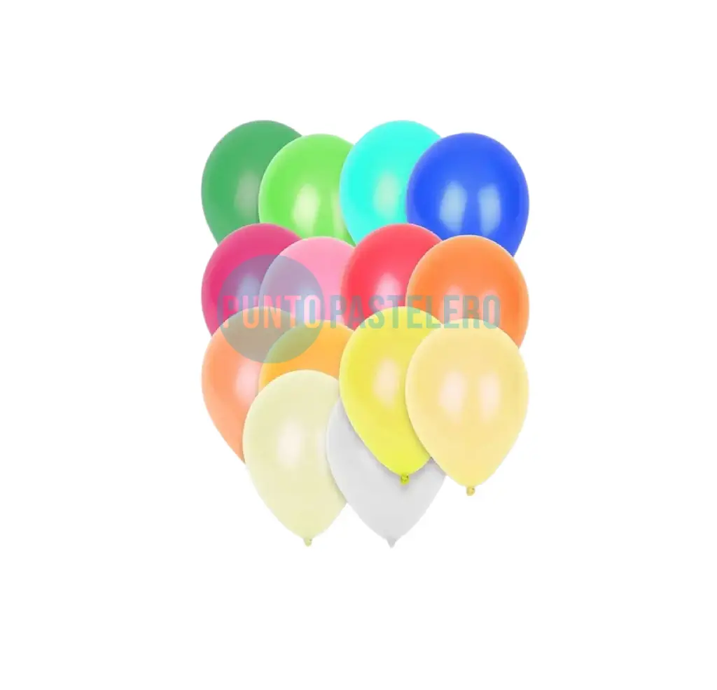 GLOBO BALLONS LATEX 5" COLORES VARIOS (X 100 U.)