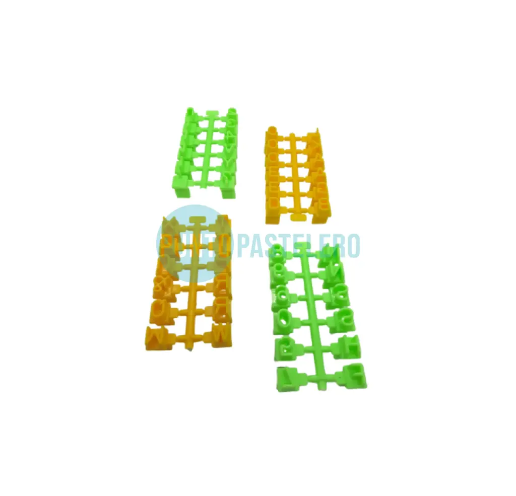 SELLO PARA GALLETITAS ABECEDARIO LETRAS GRANDES (1 CM) [P]
