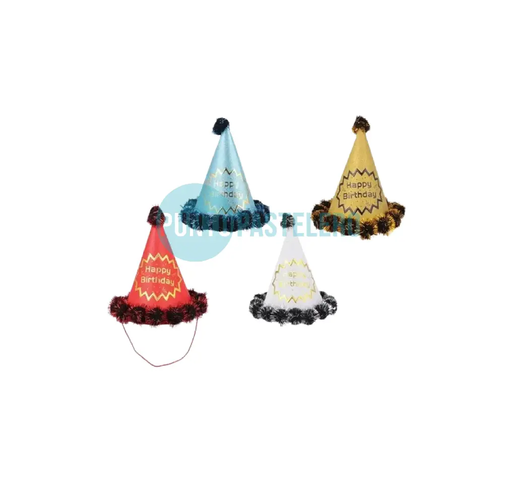 GORRO BONETE HOMENAJEADO GIBREADO CON POMPONES